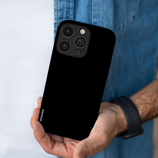 Husă Seria Sonique Colorbloc pentru Motorola Moto G04 4G Moto G04s 4G Moto G24 4G Moto E14 4G Negru