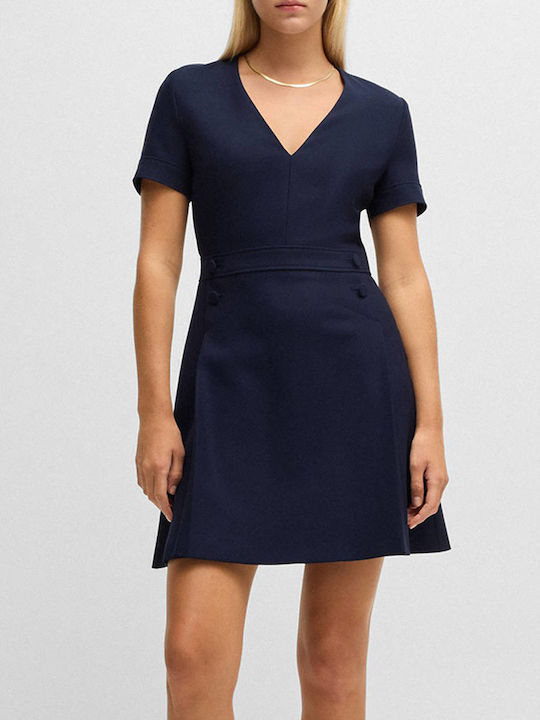 Dahelga Καλοκαιρινό Mini Φόρεμα Dark Blue
