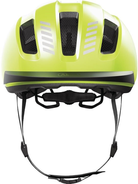 Cască de bicicletă Abus Purl-y Signal Yellow Urban Mărime M