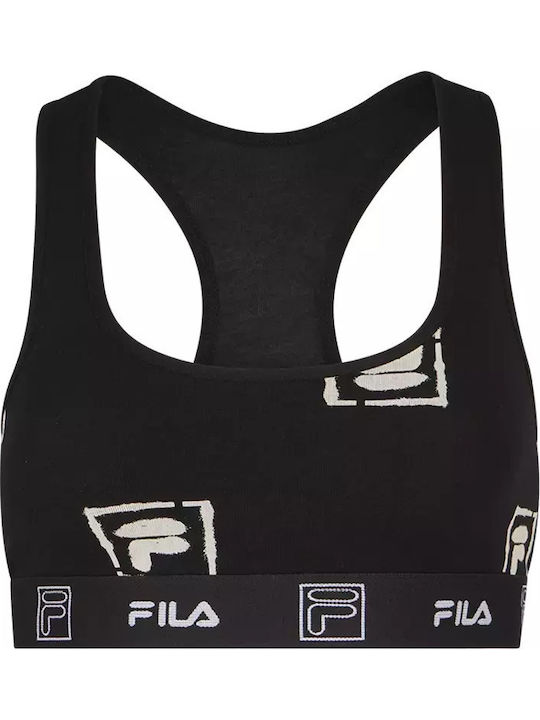 FILA Women's Sports Bra without Padding Black
