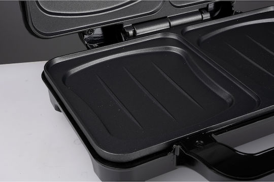 Alpina Appliances Τοστιέρα για 2 Τοστ 900W Μαύρη