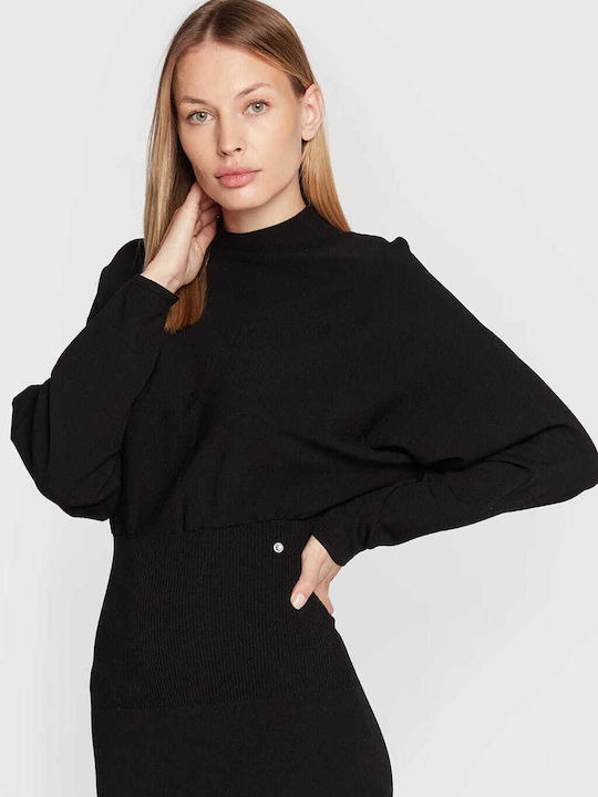 Alice Midi Evening Dress Black