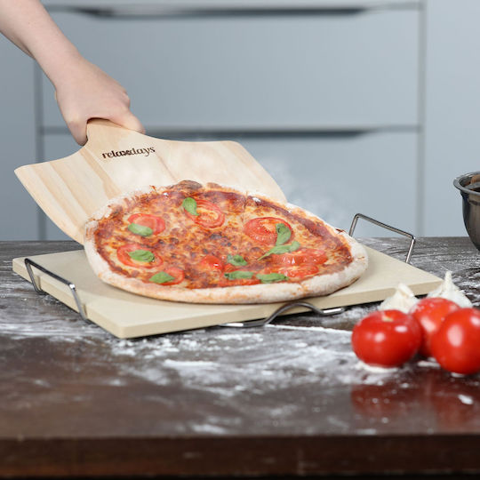 Relaxdays Wooden Pizza Shovel 30x38cm