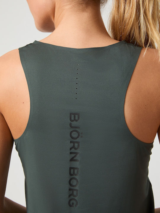 Γυναικεία Αθλητική Μπλούζα Αμάνικη Fast Drying Green