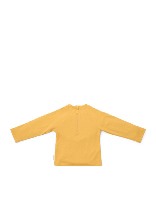 Little Dutch Kids Swimwear Rashguard With Long Sleeve Sunny Yellow