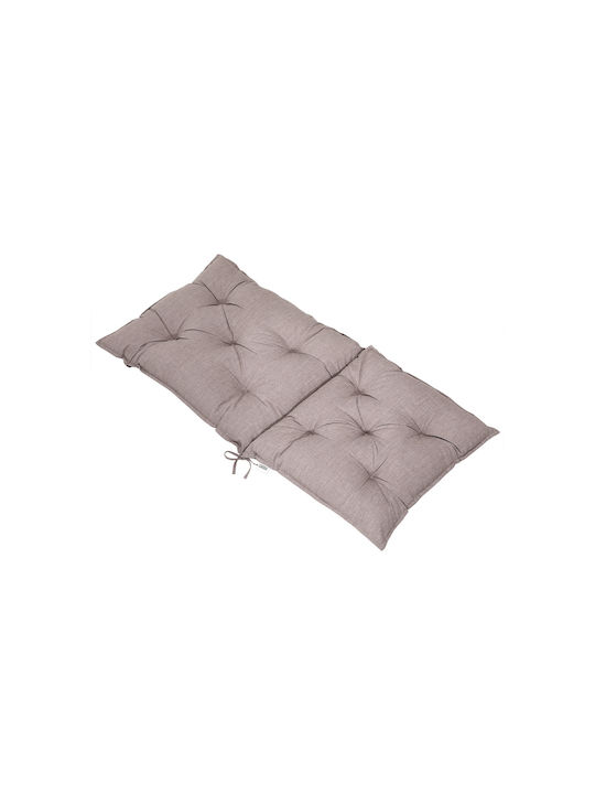 Detex Perna Scaunului De Grădină Cu Spătar Crem 2 Buc 57x116 cm
