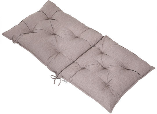 Detex Perna Scaunului De Grădină Cu Spătar Crem 2 Buc 57x116 cm