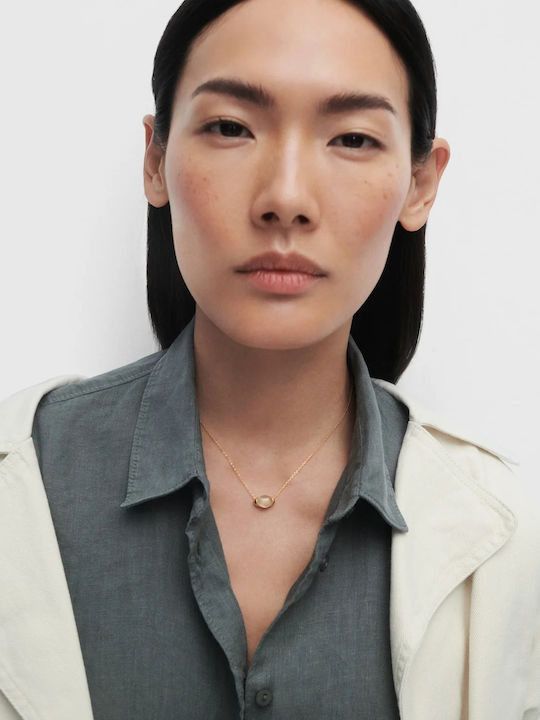 P D Paola Necklace Made Of Gold Plated Silver