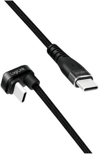 LogiLink USB 2.0 Cable USB-C male - USB-C Μαύρο 3m CU0194