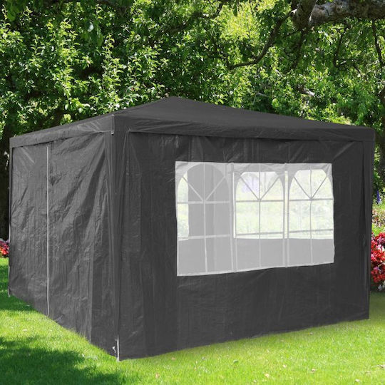 Set 4 Panouri Laterale Pavilion Relaxdays Dimensiuni 2x3m Gri