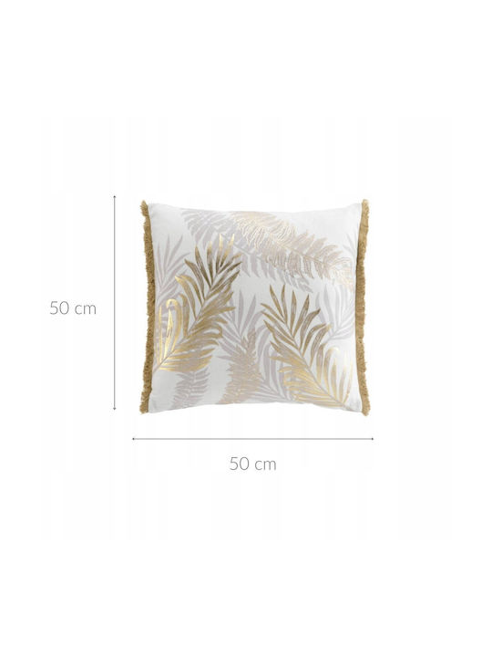 Douceur d'Intérieur Sofa-Kissen Mit Gold 50x50cm