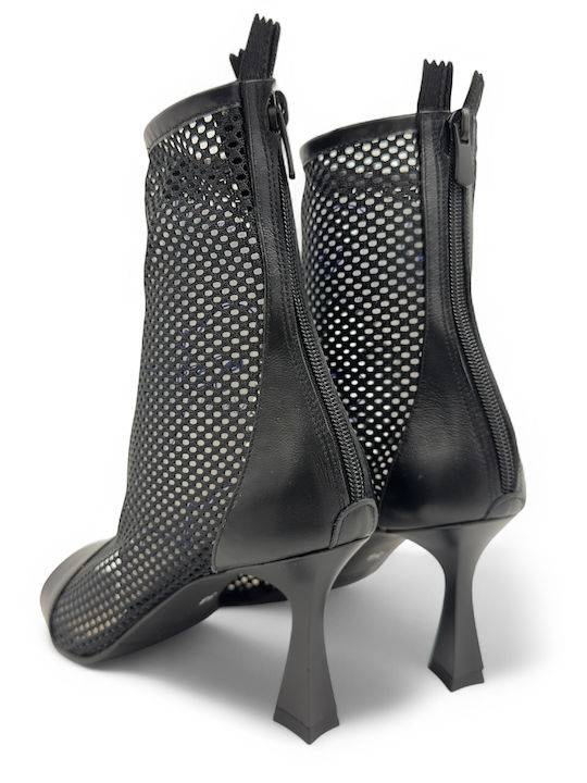 Din piele Sandale Negre