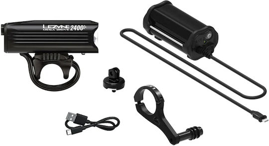 Lezyne Mega Drive 2400+ Frontlicht Komplettset
