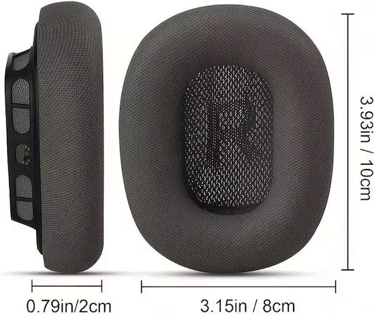 Ανταλλακτικά Μαξιλαράκια Apple Airpods Max Ζεύγος Γαλάζιο Jq370160bl Συμβατά