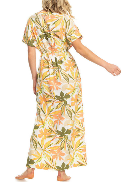 Dynamite Girl Again Sommer Maxi Kleid Gelb