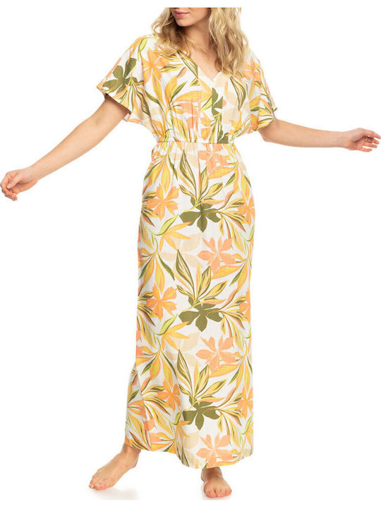 Dynamite Girl Again Sommer Maxi Kleid Gelb