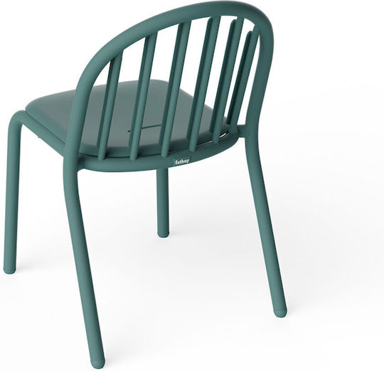 Outdoor Chair Aluminum Dark Sage 2pcs 52x56x80.5cm