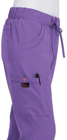 KOI USA Women's Purple Medical Pants