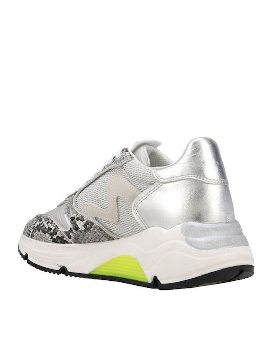 Γυναικεία Sneakers Ασημί