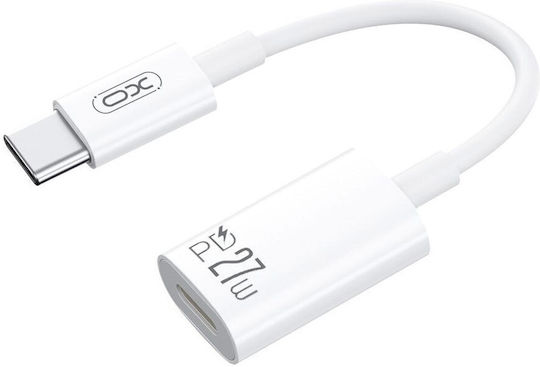 XO Converter USB-C male to Lightning female White 1pcs 111332