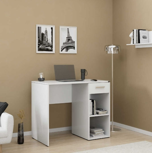 Schreibtisch Concept Holz Weiß 90x75x52cm
