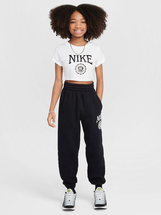 Kinder-T-Shirt Weiß Sportswear Essentials