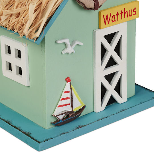Dekoratives Vogelhaus 24,5 x 19 x 13,5 cm