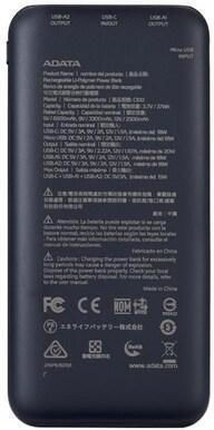 Adata Power Bank 10000mAh Schwarz