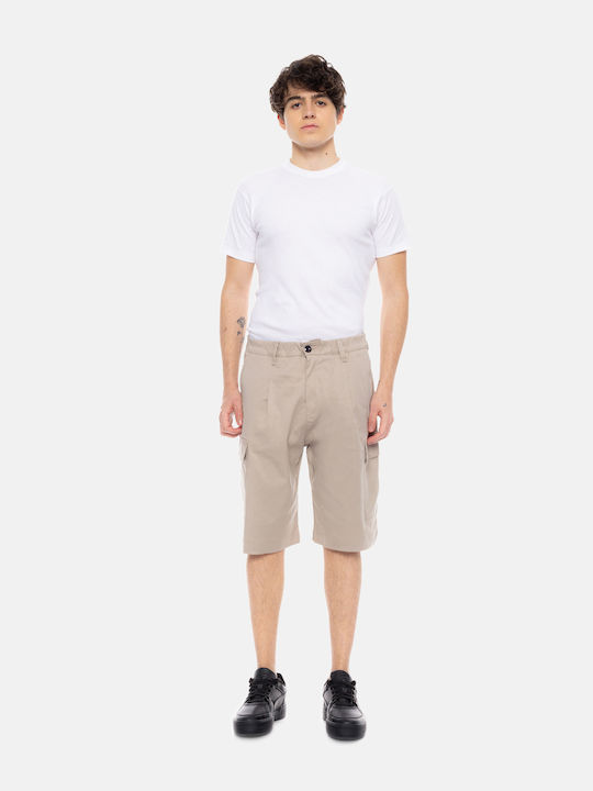 Ανδρική Βερμούδα Beige