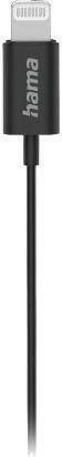 HAMA 00184157 În ureche Handsfree cu două căști cu mufă Lightning Negru