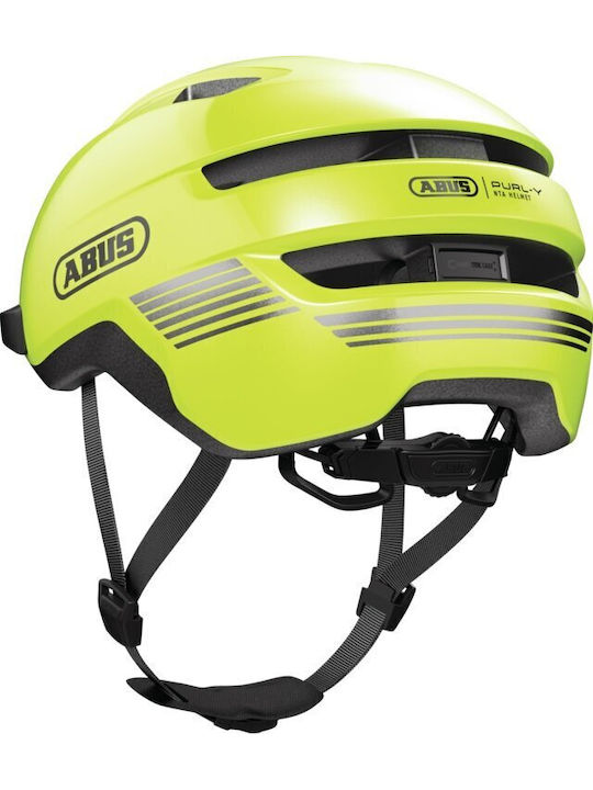 Abus Purl-y Signal Yellow Bicycle Helmet Urban Size S Abus Purl-y Signal Yellow Bicycle Helmet Urban Size S
