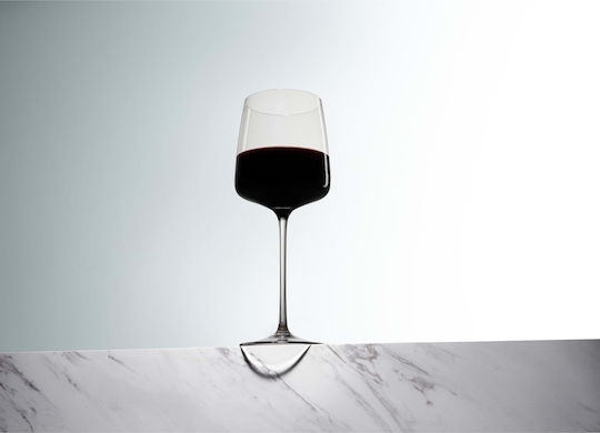 Design Is This Set of Glasses for White and Red Wine made of Glass Stemmed 4pcs