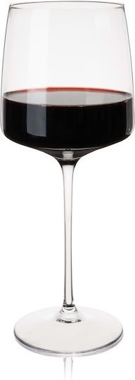 Design Is This Set of Glasses for White and Red Wine made of Glass Stemmed 4pcs