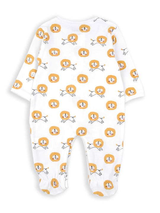 Babybol Baby Bodysuit Long-Sleeved White