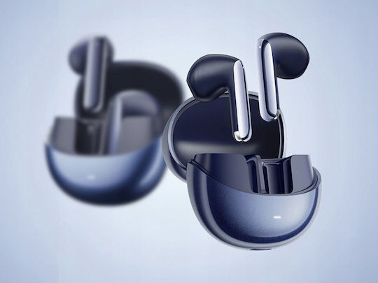 QCY HT 10 Pro Earbud Bluetooth Handsfree Earphones with Sweat Resistance and Charging Case Blue