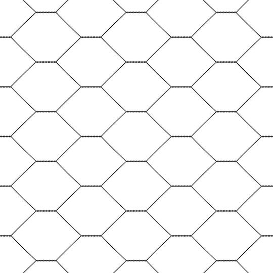 Vidaxl Steel Posts 22 Pcs U-channel Grey 150 cm Hexagonal Fence Vidaxl Grey 1.5x50 m Steel