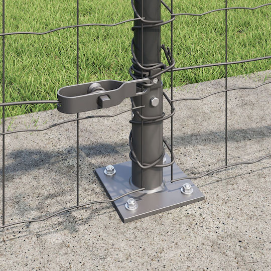 vidaXL Drahtgeflecht Verzinkt Gray 0.6x25m
