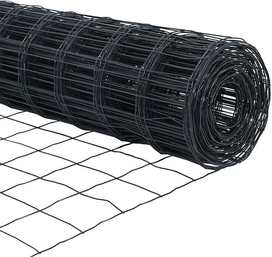 vidaXL Drahtgeflecht Verzinkt Gray 0.6x25m