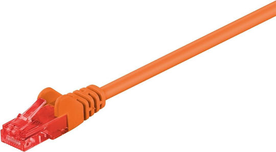 Goobay U/UTP Kat.6 Ethernet Netzwerkkabel 0,5m Orange