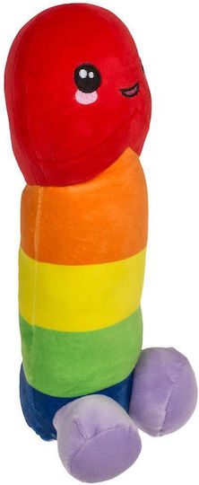Rainbow Plush Penis 30 Cm