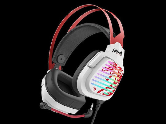 A4Tech Bloody G560 Naraka Over Ear Gaming Headset cu conexiune USB Multicolour