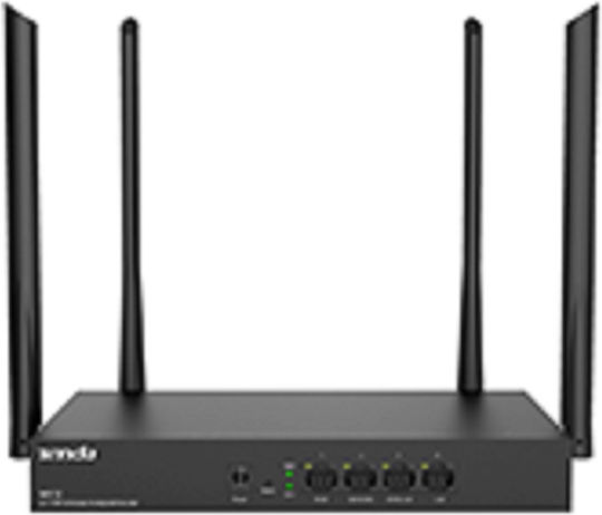 Tenda W15E v2 v2 Безжичен Рутер Wi‑Fi 4 - Безжична мрежа 4 с 4 Порта Ethernet