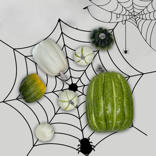 Artificial Decorative Foam Pumpkins Autumn Halloween Table Decorations 7pcs