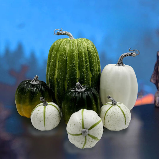 Artificial Decorative Foam Pumpkins Autumn Halloween Table Decorations 7pcs