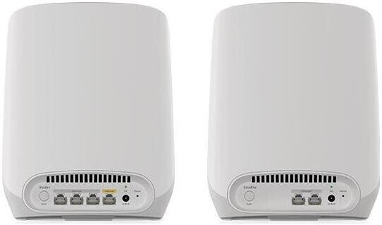 NetGear Orbi RBK762S WiFi-Mesh-Netzwerk Zugriffspunkt Wi-Fi 6 Tri Band (2.4 & 5 & 5GHz) in Doppelter Bausatz