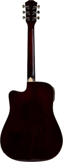 De Salvo Semi-Akustik Gitarre Intro Cutaway EQ Ausschnitt Natürlich