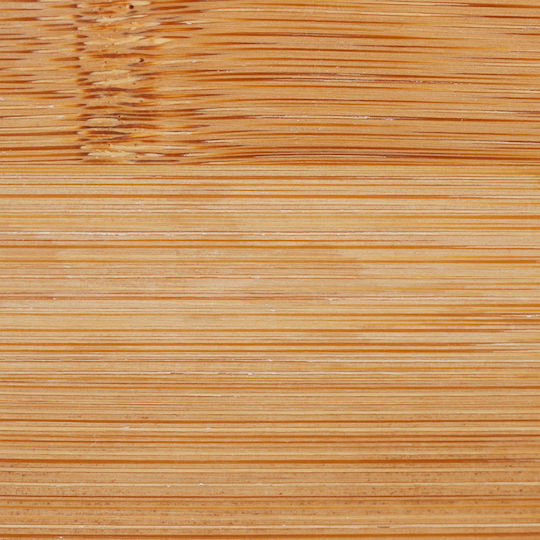 Relaxdays Καλάθι Αποθήκευσης Bamboo με Καπάκι Μπεζ 20x12x11cm