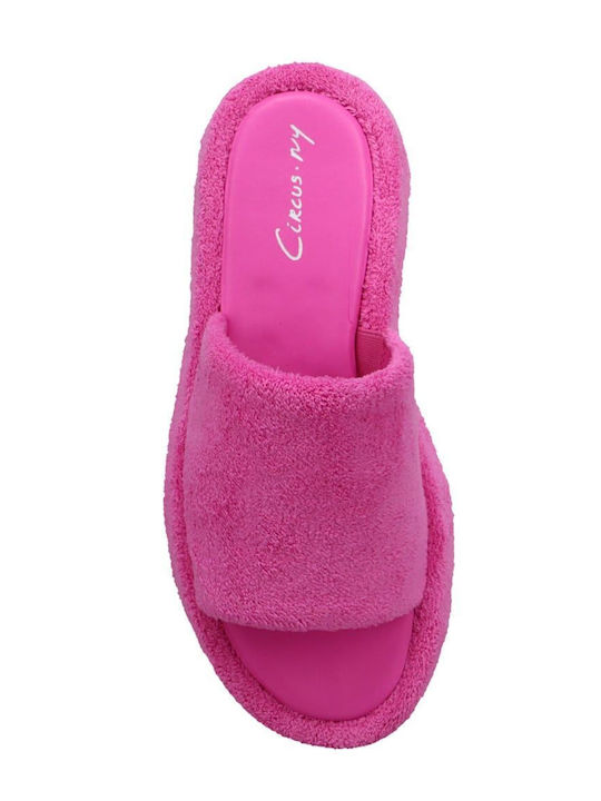 Frauen Flip Flops in Fuchsie Farbe