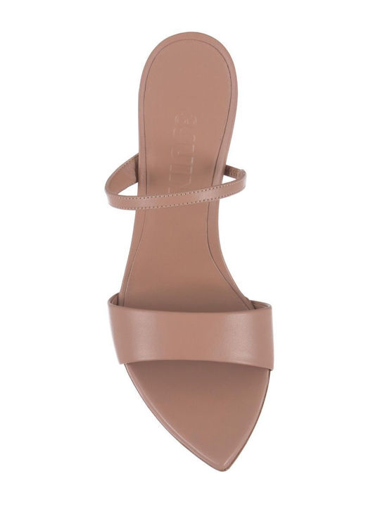 Leather Sandals Beige