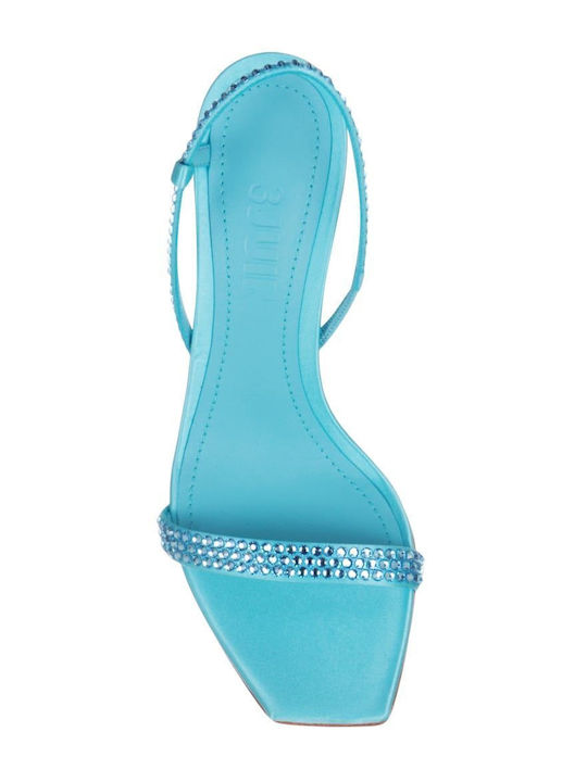 Fabric Sandals Turquoise